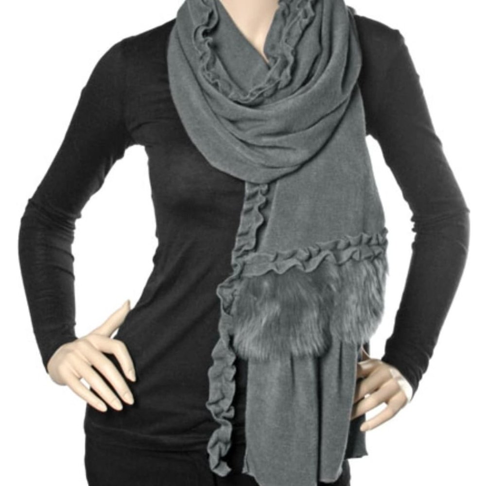 Faux fur scarf/wrap